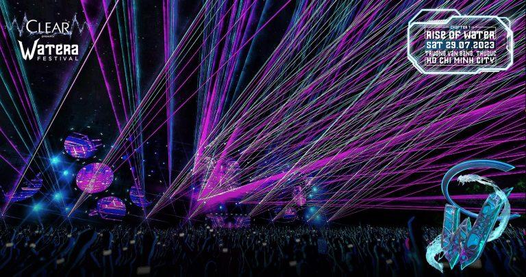 Lộ diện sân khấu LASER SHOW siêu đã tại Clear Watera Festival 2023